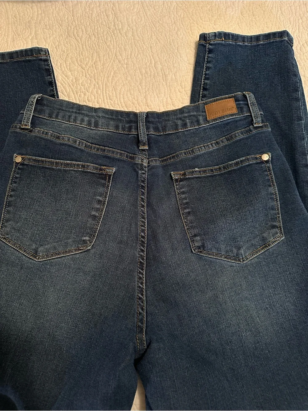 Judy Blue Cooling Tech High-Rise Boyfriend Straight Jeans in Dark Wash 9/29 - Picture 3 of 12